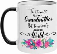 🎂 fatbaby grandma birthday gifts mug: perfect for world's best grandmother, mother's day and more! logo