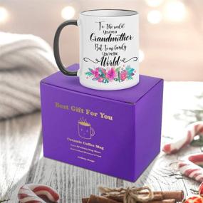 img 2 attached to 🎂 Fatbaby Grandma Birthday Gifts Mug: Perfect for World's Best Grandmother, Mother's Day and More!