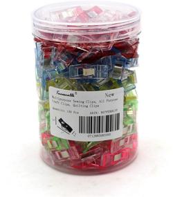 img 3 attached to 🧵 Tueascallk 160 Pcs Multipurpose Sewing Clips: All Purpose Craft Clips for Quilting, Crochet, Knitting, and More!