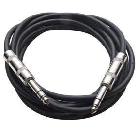 img 2 attached to 🔌 6 Pack of Black 10-Foot Seismic Audio SATRX-10 Patch Cables with 1/4" TRS to 1/4" TRS Connectors