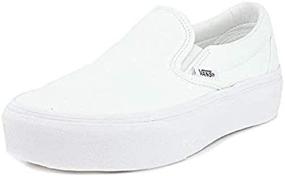 img 1 attached to Stylish Unisex Vans Classic 👟 Slip Platform Shoes for Women and Men