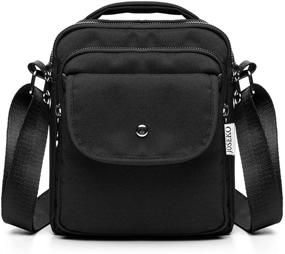img 4 attached to Nylon Crossbody Bag for Women: JOSEKO Mini Travel Messenger Organizer Purse - Lightweight and Durable Pocket Bag