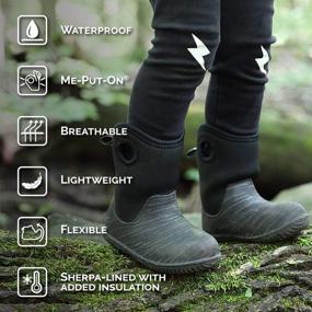 img 1 attached to 🌧️ JAN JUL Waterproof Boots - A Specially Designed Toddler Boys' Shoes at Boots: Perfect for All Weather!