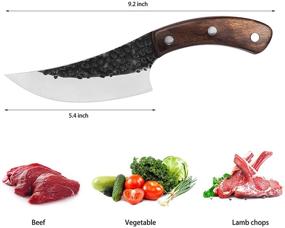 img 3 attached to Мясницкий нож для нарезки овощей на кухне