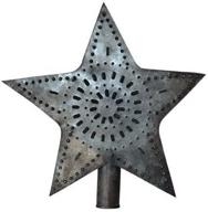 🌟 stunning 5.5" bcd punched star tree topper – sparkling christmas decor! logo