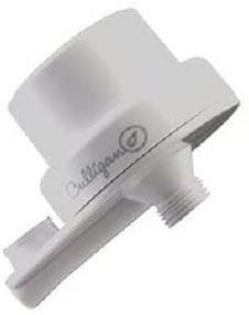img 1 attached to 🚿 Culligan ISH-100 Inline Showerhead Filtration Attachment with 10,000 Gallon Filter - White