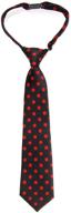 👔 retreez classic polka microfiber pre tied boys' neckties for a polished look logo