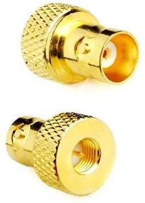 img 4 attached to DHT Electronics 2pcs RF Coaxial Coax Adapter: SMA Male to BNC Female - Goldplated Connectors