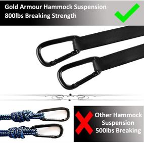 img 1 attached to Gold Armour Camping Hammock Lightweight