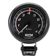 🔘 equus 6086 2.5-inch mini tachometer, black logo