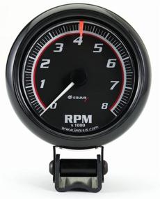 img 1 attached to 🔘 Equus 6086 2.5-inch Mini Tachometer, Black