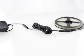 img 2 attached to 🔌 10Ft 2.1mm x 5.5mm Male to Female DC Extension Wire for CCTV Security Camera, DVR, LED Strip Light