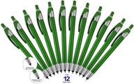 🖊️ green stylus pen 12-pack with ball point for ipad mini - enhance your touch screen experience logo