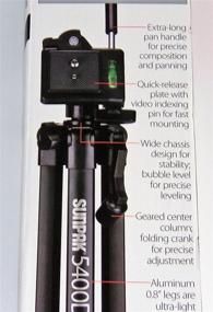 img 4 attached to 📷 SUNPAK 620-540DLX 5400DLX 54" Tripod: Ultimate Stability for Digital Cameras (SPK620540DLX)