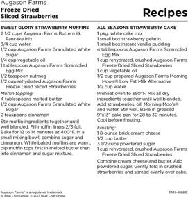 img 1 attached to 🍓 Top-Rated Augason Farms Freeze Dried Sliced Strawberries - 6.4 oz