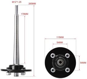 img 2 attached to Регулируемый короткий рычаг переключения передач для BMW E30 E36 E46 E34 E39 E6x Z3 - PQY Drift Tuning, совместим с коробками передач Getrag или ZF Racing & Daily Gearbox, ручка 178 мм, черный