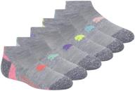 comfortable and versatile: puma kids' 6 pack low cut socks for active feet logo