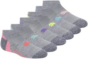 img 4 attached to Comfortable and Versatile: PUMA KIDS' 6 Pack Low Cut Socks for Active Feet