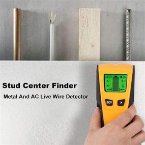 img 2 attached to LCD Display Stud Finder Sensor with Sound Warning, Automatic Correction, AC Warning Function - Smart Stud Sensor for Detection of Wood, Live AC Wire, and Metal Studs