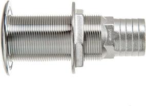 img 3 attached to 🚤 Attwood 66553-3 Boat Self-Bailing Cockpit Barbed Stainless Steel 1 ½-Inch Scupper Valve: Enhance Your Boat's Drainage with Premium Quality