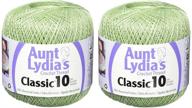 aunt lydias crochet thread frosty logo