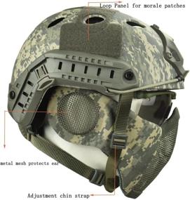 img 2 attached to Jadedragon Tactical Helmet Protect Foldable