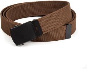 img 4 attached to 👕 HoldEm Canvas Webbing Military Mens Accessories Black