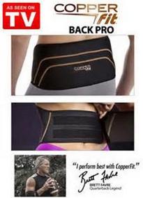 img 3 attached to Copper Fit Back Pro: As Seen On TV Lumbar Support Belt - Small/Medium Size (28"-39") for Effective Compression and Lower Back Relief