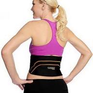 copper fit back pro: as seen on tv lumbar support belt - small/medium size (28"-39") for effective compression and lower back relief logo