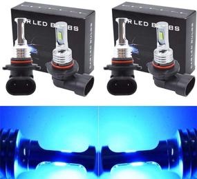 img 4 attached to 💡 9005/HB3 and 9006/HB4 LED Headlamp Bulb Combo Package, All-in-One Conversion Kit, 16000LM 8000K Ice Blue, 4 Bulbs