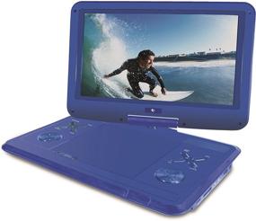 img 2 attached to Ematic 12.1-inch Portable DVD Player Bundle with Travel Bag, Headphones, and Blue Color
