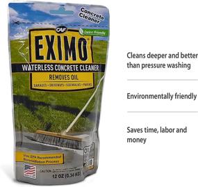 img 2 attached to 🧼 EXIMO® Waterless Concrete Cleaner (0.75 lbs) for Drive, Garage, Basement, and Path Surfaces, Advanced Stain Remover for Oil and Other Petroleum Stains