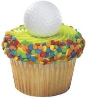 ⛳️ golf ball cupcake rings: perfect party favors for golf enthusiasts - 24-pack логотип