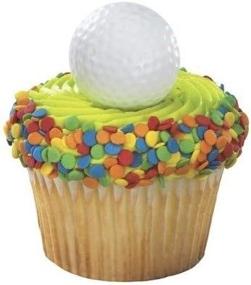 img 1 attached to ⛳️ Golf Ball Cupcake Rings: Perfect Party Favors for Golf Enthusiasts - 24-Pack