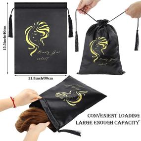 img 3 attached to 🧳 Travel Accessories Bundles with Pouches, Extendable Drawstring, and Packaging Extensions