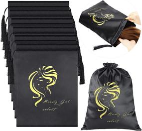 img 4 attached to 🧳 Travel Accessories Bundles with Pouches, Extendable Drawstring, and Packaging Extensions