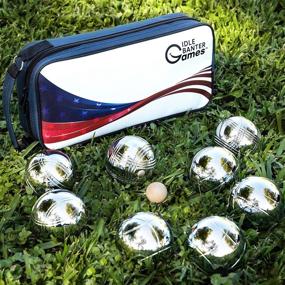 img 1 attached to Flag Theme Metal Petanque Boules