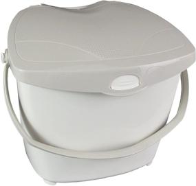 img 4 attached to Redmon For Kids 8003: The Ultimate Sure-Close Kitchen Food Scrap Pail in Warm Gray and Beige