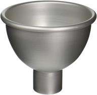 🌪️ american metalcraft 1004 silver aluminum funnel - heavy-duty, 14-gauge, 4 quart, 8.75" diameter, 1.5mm thickness logo