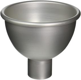 img 2 attached to 🌪️ American Metalcraft 1004 Silver Aluminum Funnel - Heavy-Duty, 14-Gauge, 4 Quart, 8.75" Diameter, 1.5mm Thickness