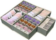 📦 wiftrey 6 pack drawer underwear organizer divider: efficient storage solution for baby clothes, bras, socks, and lingerie in foldable closet cabinet storage bins логотип