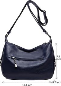 img 2 attached to Shoulder Covelin Leather Crossbody Handbag Women's Handbags & Wallets