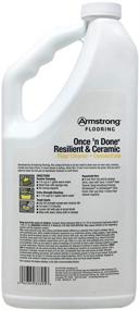 img 2 attached to 🧽 Armstrong Resilient & Ceramic Floor Cleaner Concentrate 32oz - No-Rinse, No-Wax Formula in New Packaging