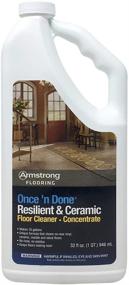 img 3 attached to 🧽 Armstrong Resilient & Ceramic Floor Cleaner Concentrate 32oz - No-Rinse, No-Wax Formula in New Packaging