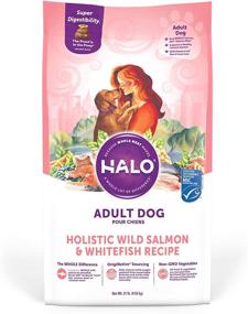 img 4 attached to Halo High Protein Dry Dog Food with Wild Salmon & Whitefish