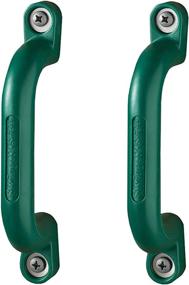 img 3 attached to 🌲 Green Plastic Safety Handles with Mounting Hardware for Swing Sets, Playhouses, Play Towers, and Wooden Playsets by Swing-N-Slide WS 4410