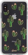 🌵 clear cactus case for iphone xs max - sonix prickly pear protective cover for better seo logo