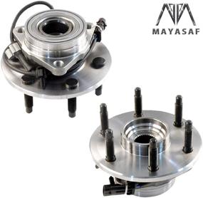 img 1 attached to 🔧 Высококачественная сборка передней ступицы и подшипника с АБС MAYASAF 515036 [2 шт., только 4WD] - Идеально подходит для Chevrolet Silverado/Suburban/Avalanche 1500 Tahoe 2002-06 года, GMC Sierra/Savana, Cadillac Escalade (2 шт.)