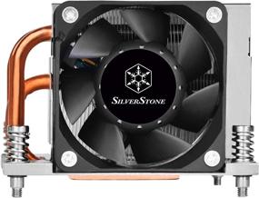 img 2 attached to 🌬️ SilverStone Technology 150W 2U CPU Cooler: Efficient Cooling with 60mm Dual Ball Bearing PWM Fan LGA 2011/2066 SST-XE02-2011 Cooling SST-XE02-2011