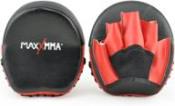 🥊 maxxmma micro focus punch mitts: ultimate boxing mma training fitness kickboxing muay thai gear логотип